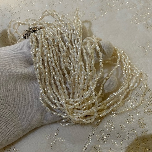 GENUINE fresh water pearl flower pendant necklace - Picture 4 of 12